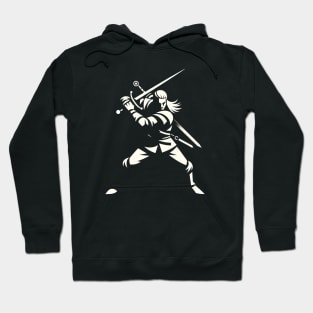 Monster Slayer Silhouette - Dark Fantasy Hoodie